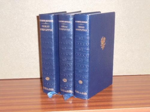 OBRAS COMPLETAS I - II - III (Tres tomos 3)