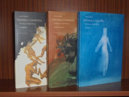 DIVINA COMEDIA - 3 TOMOS - INFIERNO - PURGATORIO - PARAÍSO