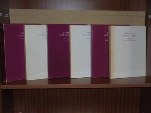 AUTÓGRAFOS de Lorca (3 tomos, facsímil y transcripción) - I: Poemas y prosas - II: El público - III: Así que pasen cinco años